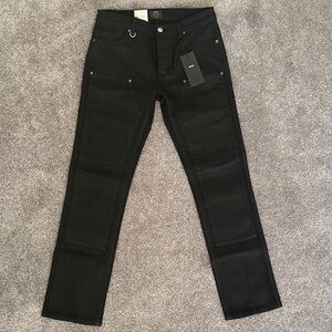 Neuw Lou Straight Double Knee Black Jeans